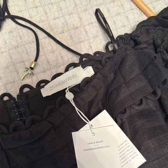 Zimmermann Black Ruffled Suit - Picture 2 of 5